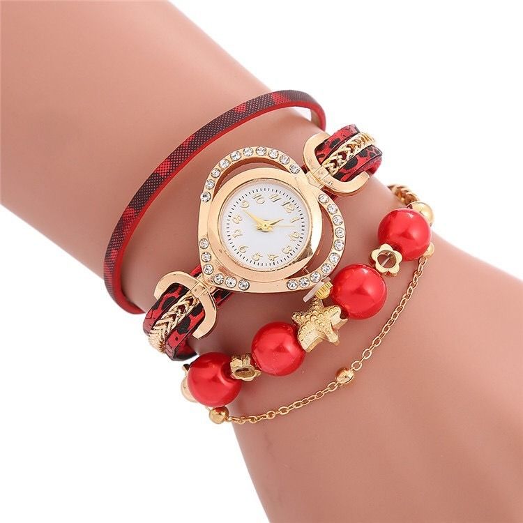 Africa new JOOM love bracelet watch on the new Aliexpress foreign trade hot ladies watch manufacturers direct sales around the watch
