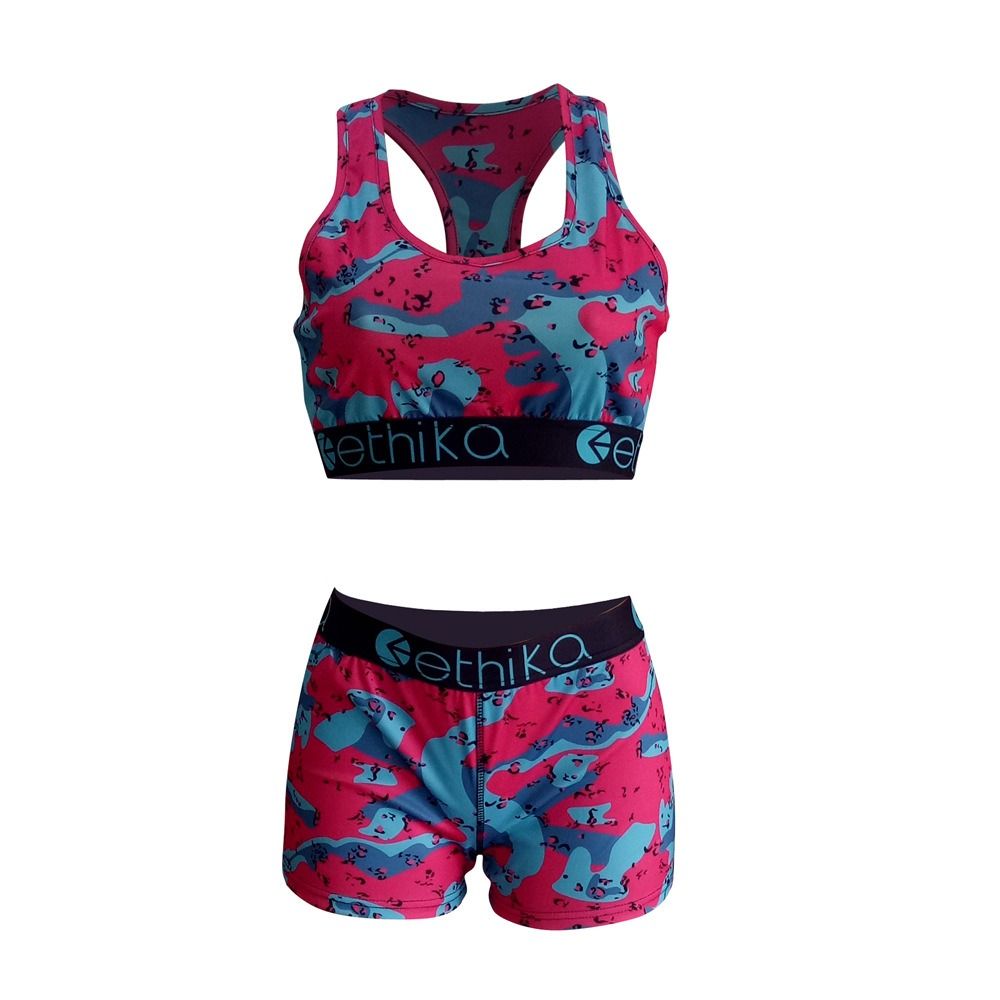 African explosive printed personality slimming personality street street hipster three-quarter pants sleeveless fashion casual suit