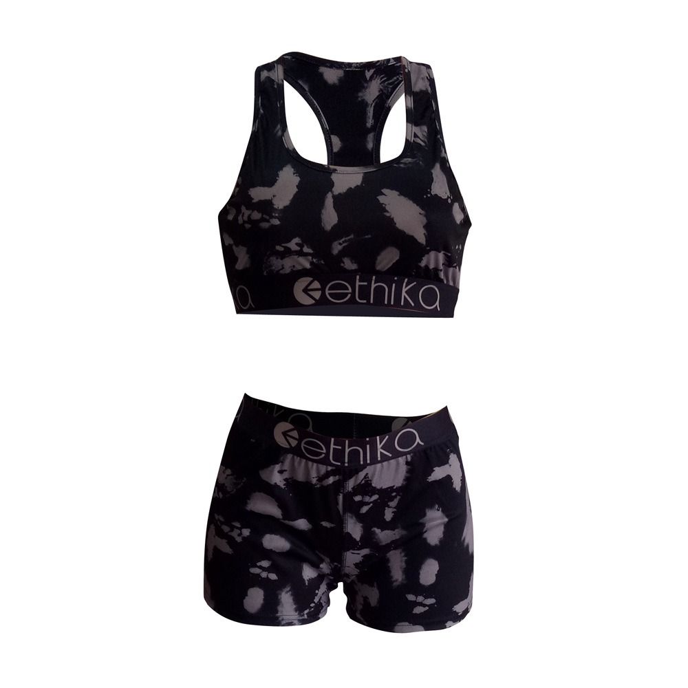 African explosive printed personality slimming personality street street hipster three-quarter pants sleeveless fashion casual suit