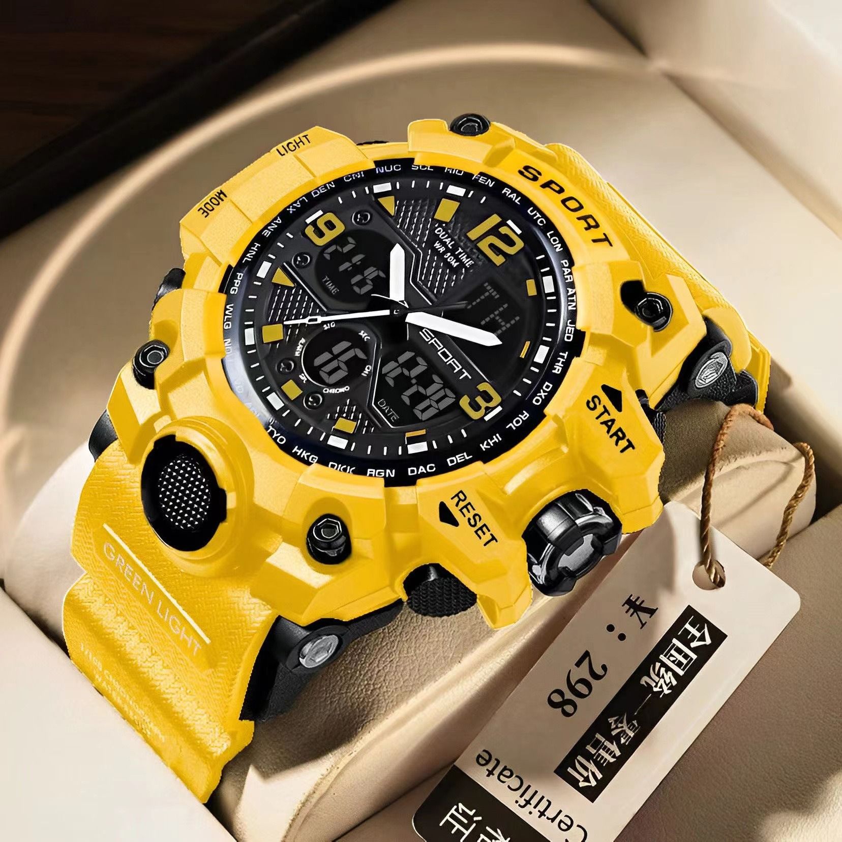 Watch Men's teen students Middle and high school trend multi-functional sports high appearance level children's electronic quartz watch men