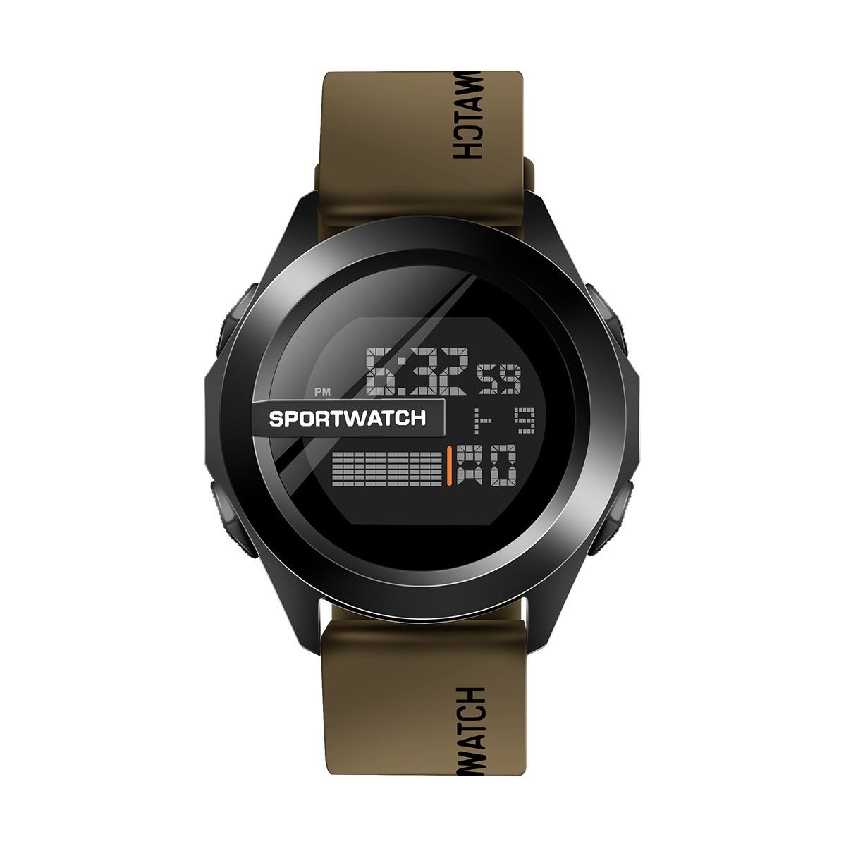 Vintage literary men's watch fashion fashion digital electronic watch outdoor sports glow-in-the-dark male student personality watch