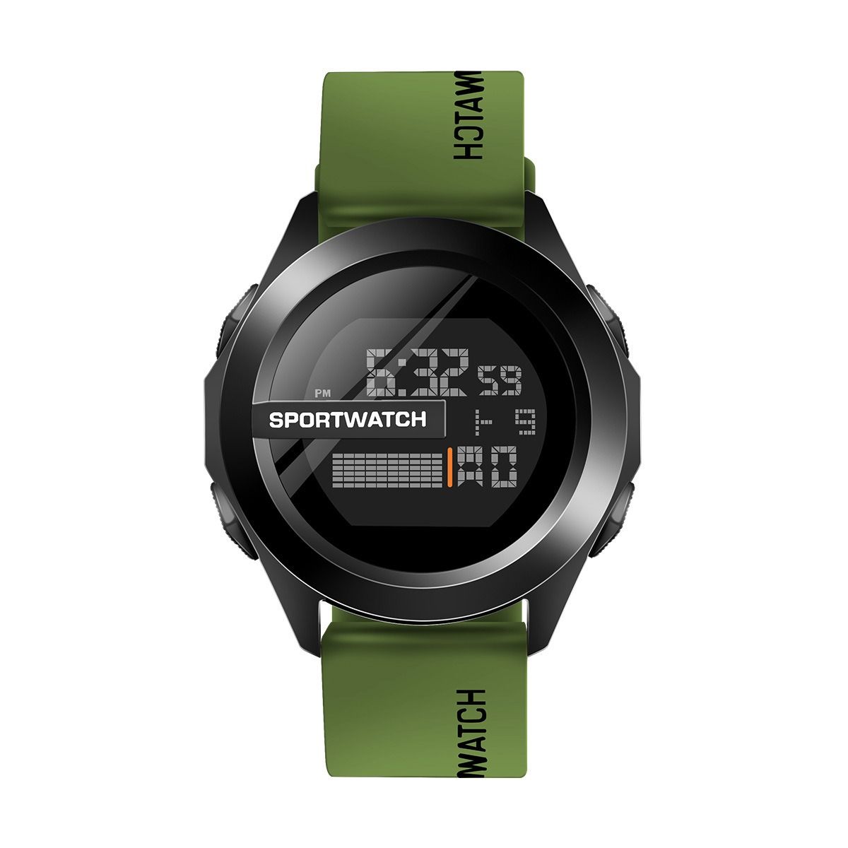 Vintage literary men's watch fashion fashion digital electronic watch outdoor sports glow-in-the-dark male student personality watch