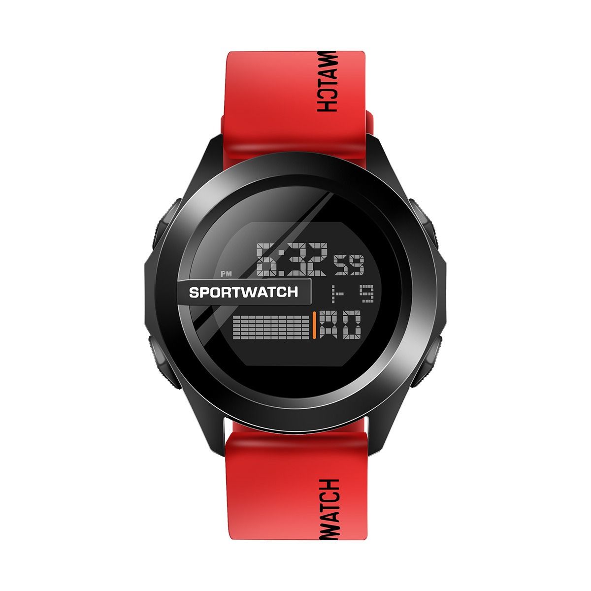 Vintage literary men's watch fashion fashion digital electronic watch outdoor sports glow-in-the-dark male student personality watch