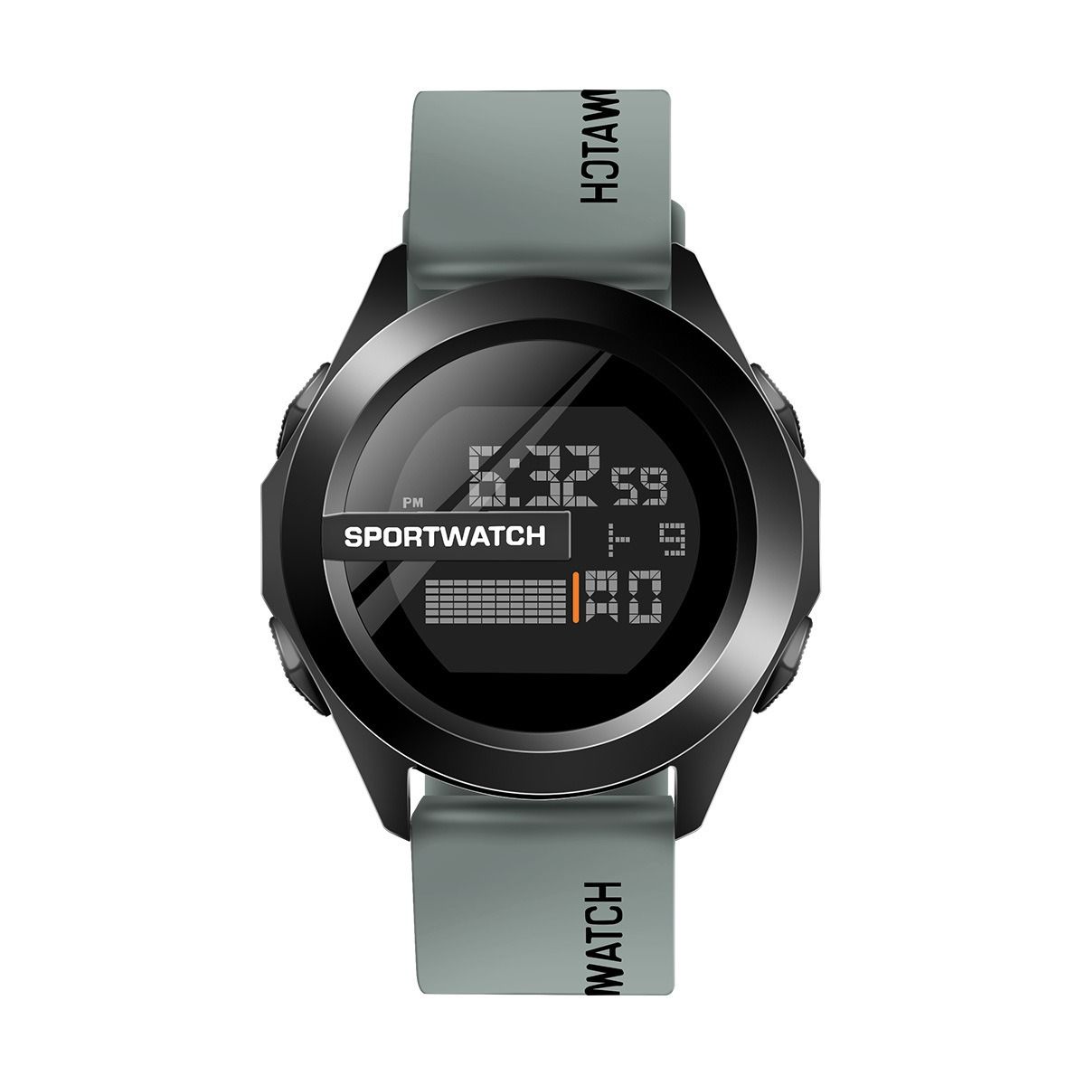 Vintage literary men's watch fashion fashion digital electronic watch outdoor sports glow-in-the-dark male student personality watch