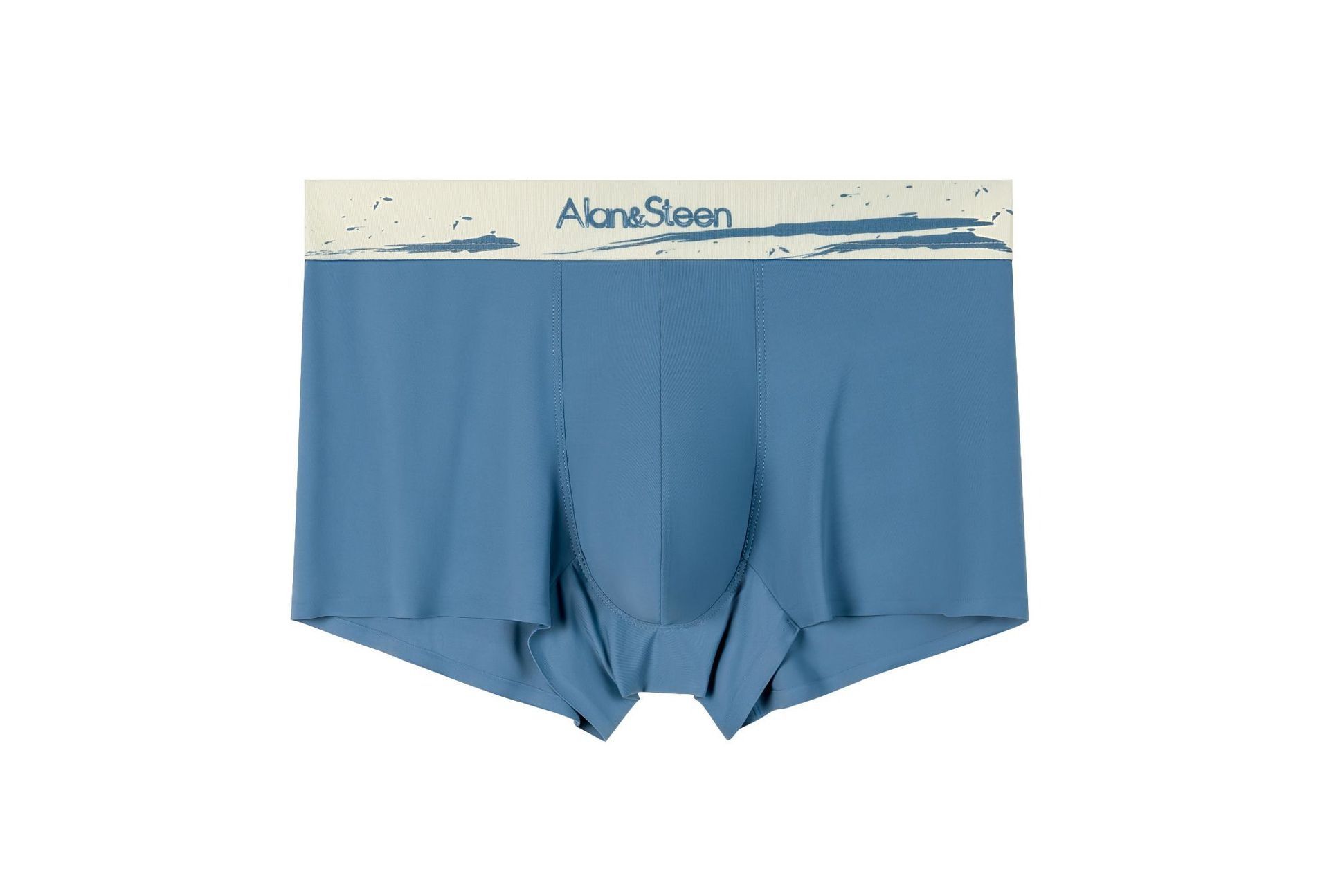 Africa new multi-color contrast color seamless men's ice silk underwear male summer pure color breathable boys boxers mid-waist boxer shorts wholesale