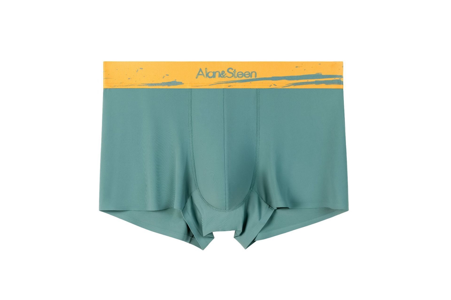 Africa new multi-color contrast color seamless men's ice silk underwear male summer pure color breathable boys boxers mid-waist boxer shorts wholesale