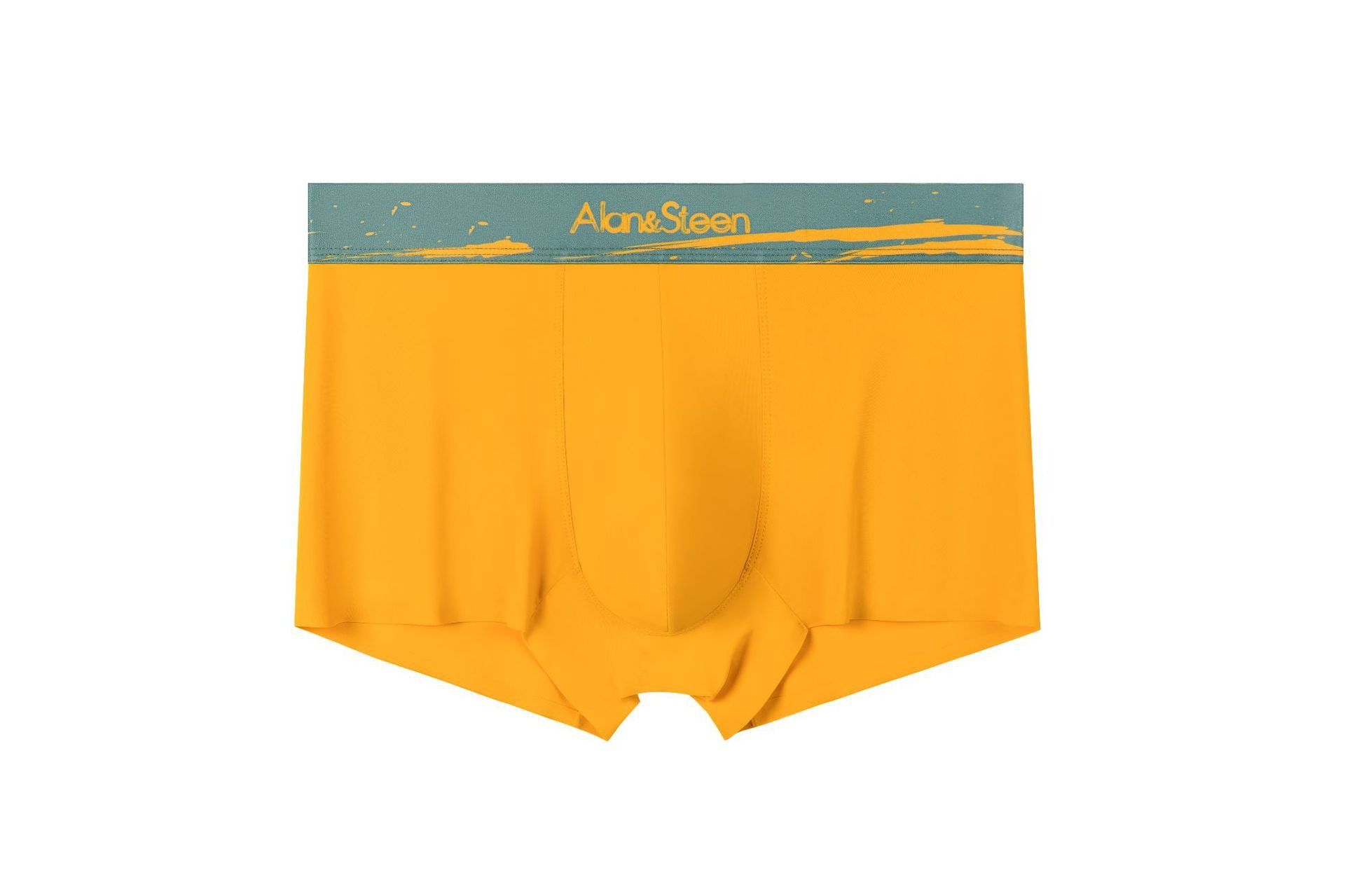 Africa new multi-color contrast color seamless men's ice silk underwear male summer pure color breathable boys boxers mid-waist boxer shorts wholesale