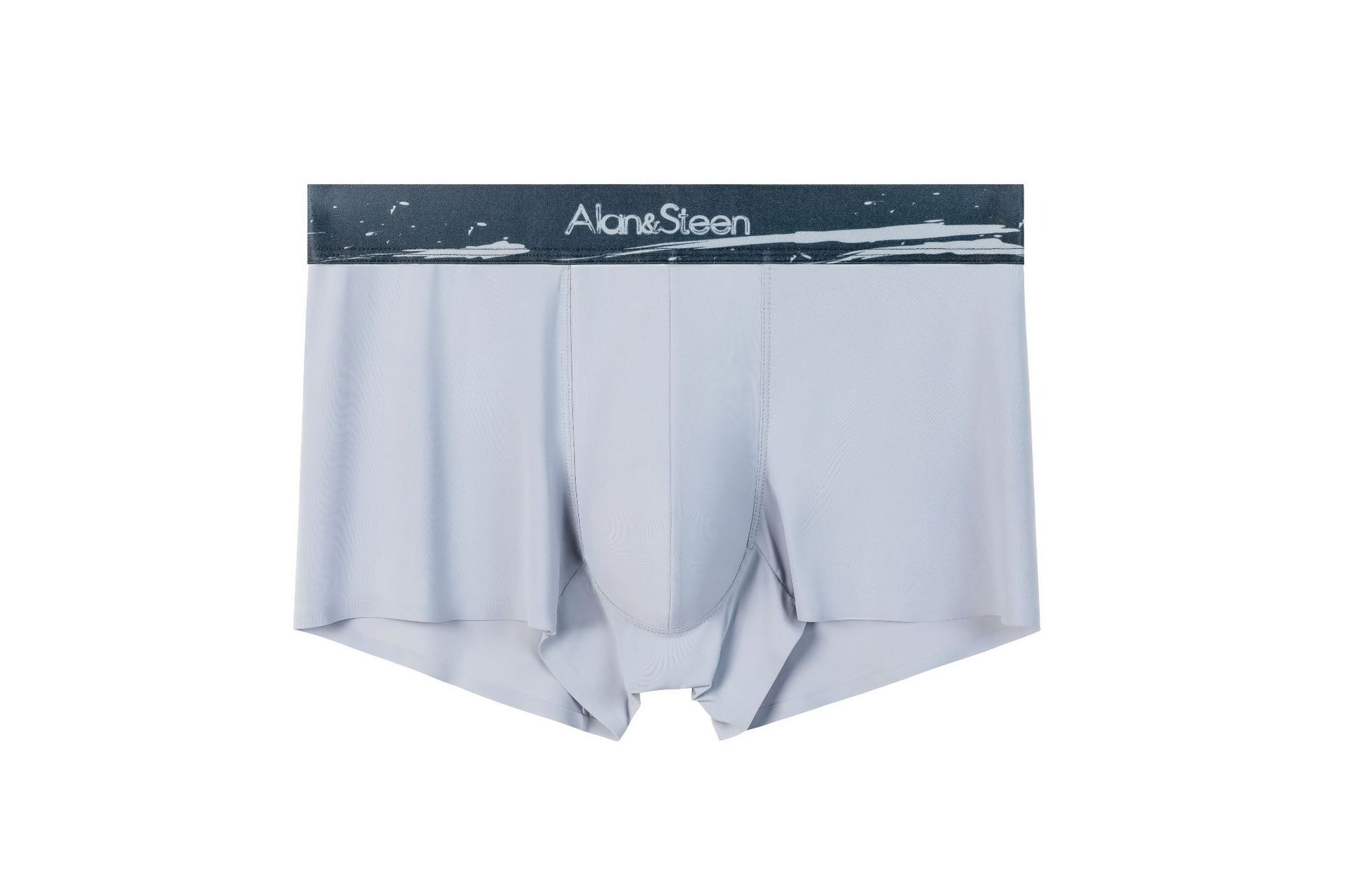 Africa new multi-color contrast color seamless men's ice silk underwear male summer pure color breathable boys boxers mid-waist boxer shorts wholesale