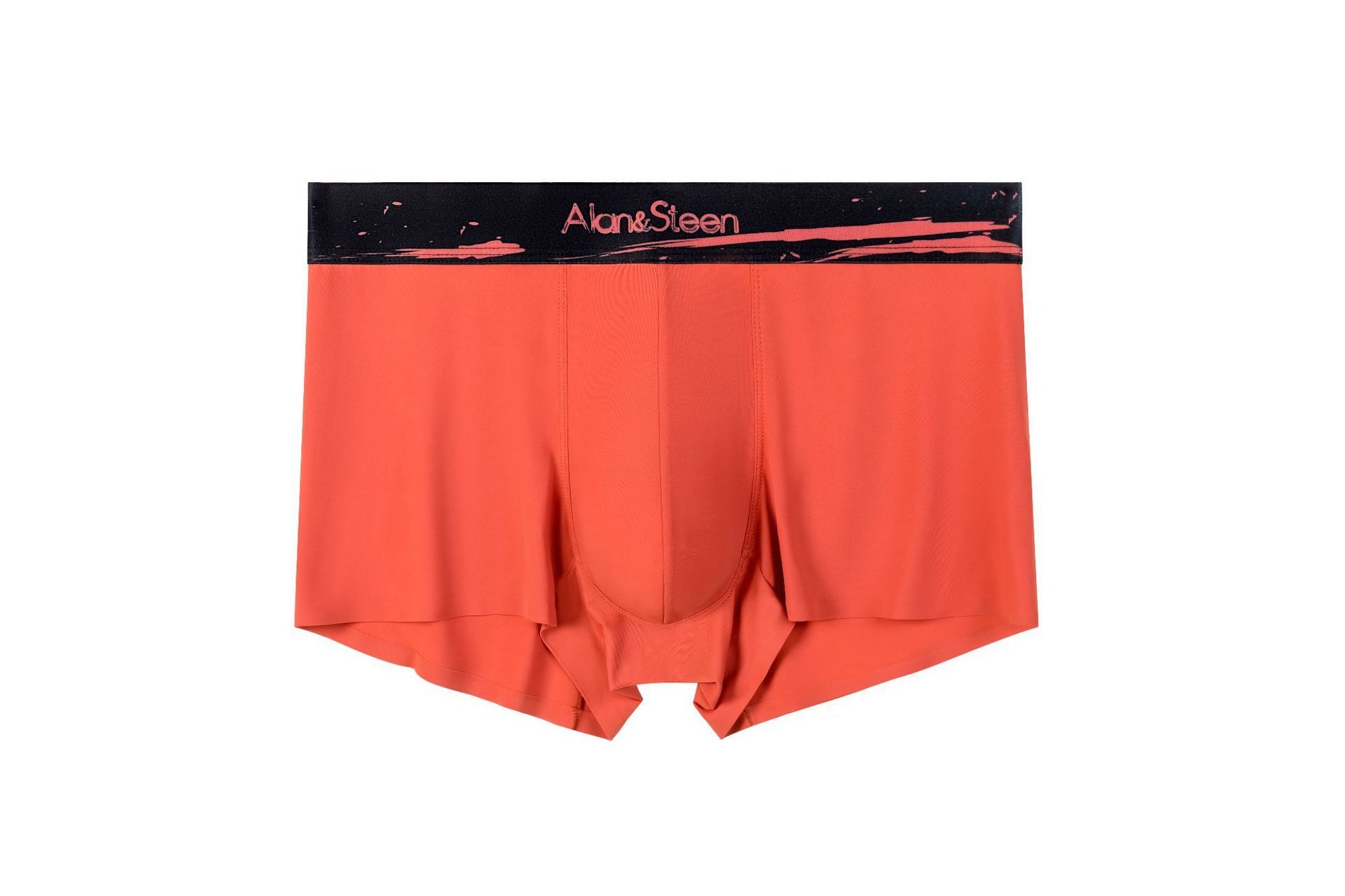 Africa new multi-color contrast color seamless men's ice silk underwear male summer pure color breathable boys boxers mid-waist boxer shorts wholesale