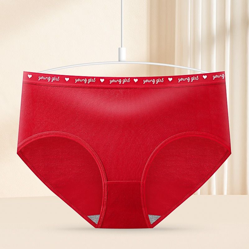 Africa's new simple graphene moisture conductive antibacterial pure cotton underwear women sexy mid-waist comfortable breathable girls briefs women panties