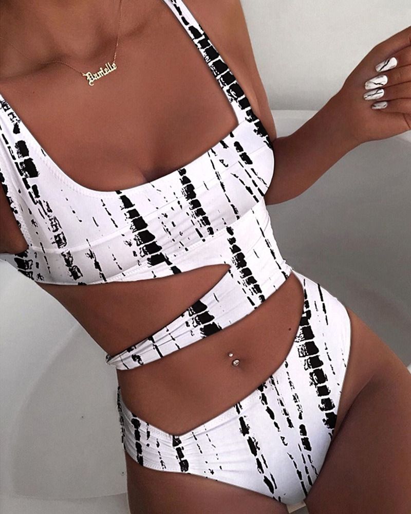2024 Africa new European and American women's sexy one-piece thin solid color bikini swimsuit manufacturers wholesale women's sexy bikini
