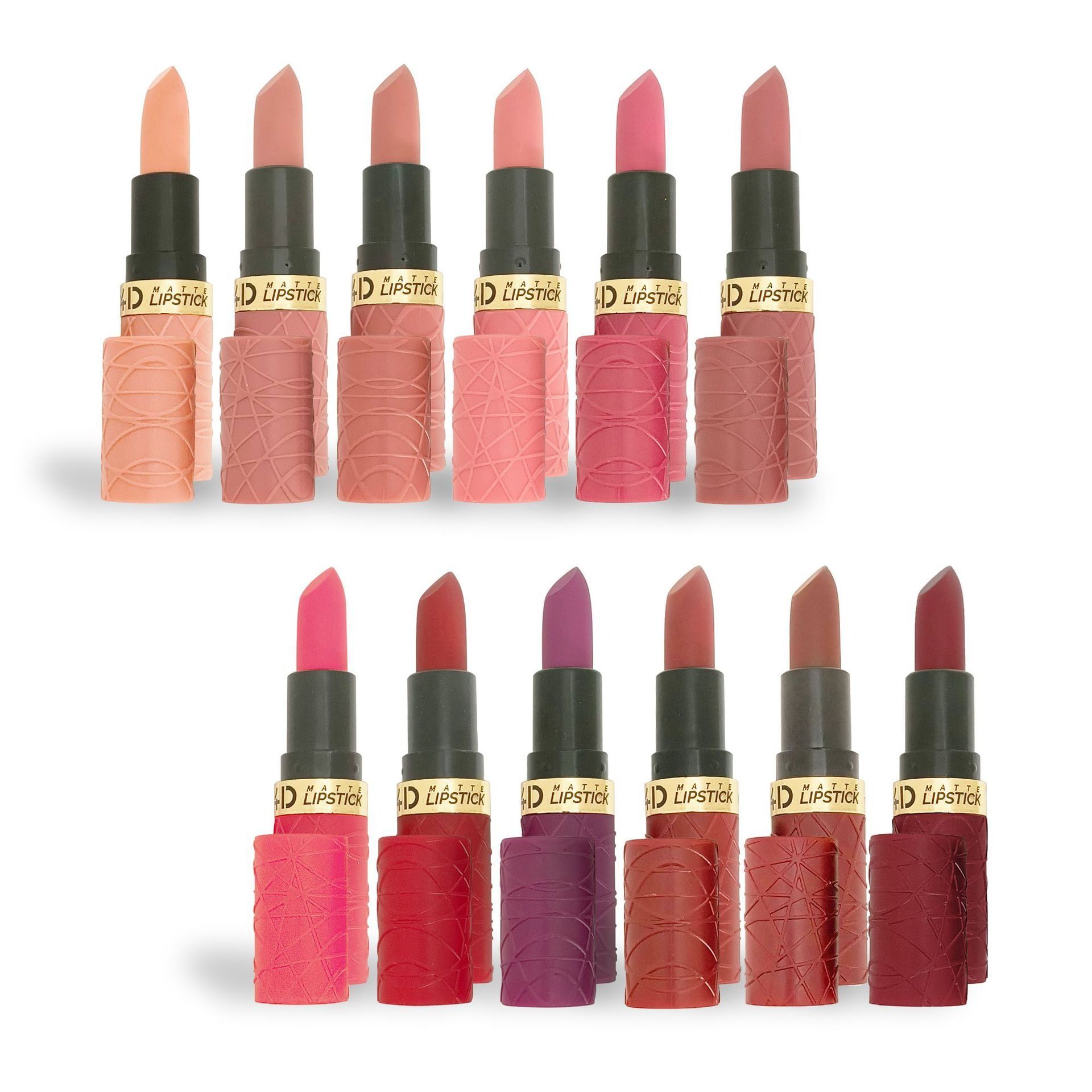 A set of 6 foreign trade new matte mist lipstick cross-border waterproof is not easy to decolorize lasting modern brown red lipstick wholesale