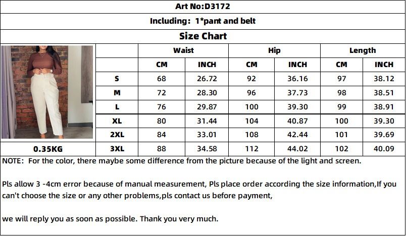 Africa new cross-border women's wear eBay independent station spring new fashion casual high-waisted solid color small feet suit pants Europe and the United States casual pants