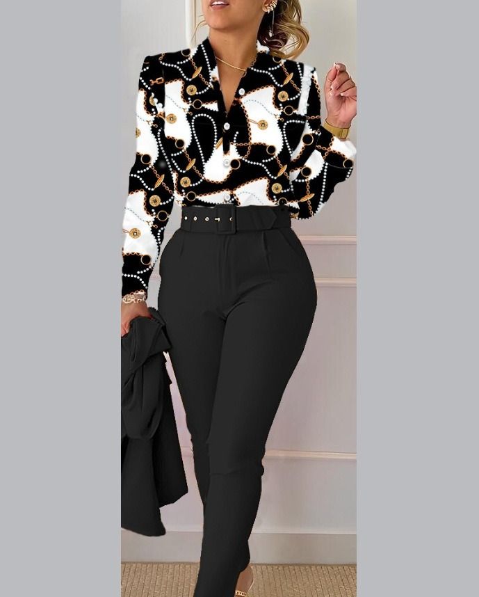Africa Europe America 2026 Spring Sweet Style Fresh & Sweet Women's Clothing Polyester Long-Sleeve Fashion Casual Set Plant & Flower Patterns Popular 3D Elements Comfortable Casual Style