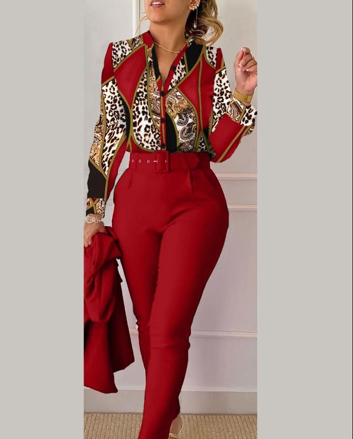 Africa Europe America 2026 Spring Sweet Style Fresh & Sweet Women's Clothing Polyester Long-Sleeve Fashion Casual Set Plant & Flower Patterns Popular 3D Elements Comfortable Casual Style