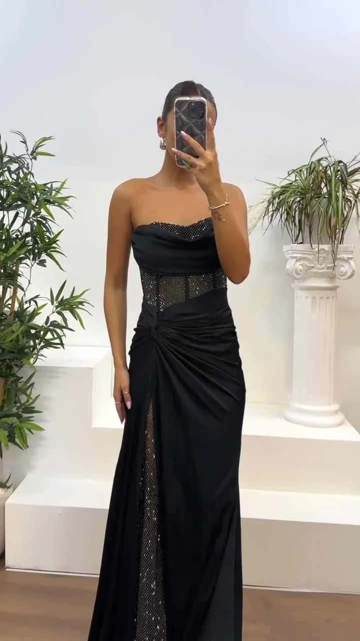 Africa's new cross-border 2024 Europe and the United States Spring and autumn new party color Ding chest wrap dress INS casual fashion color patchwork chest patchwork dress