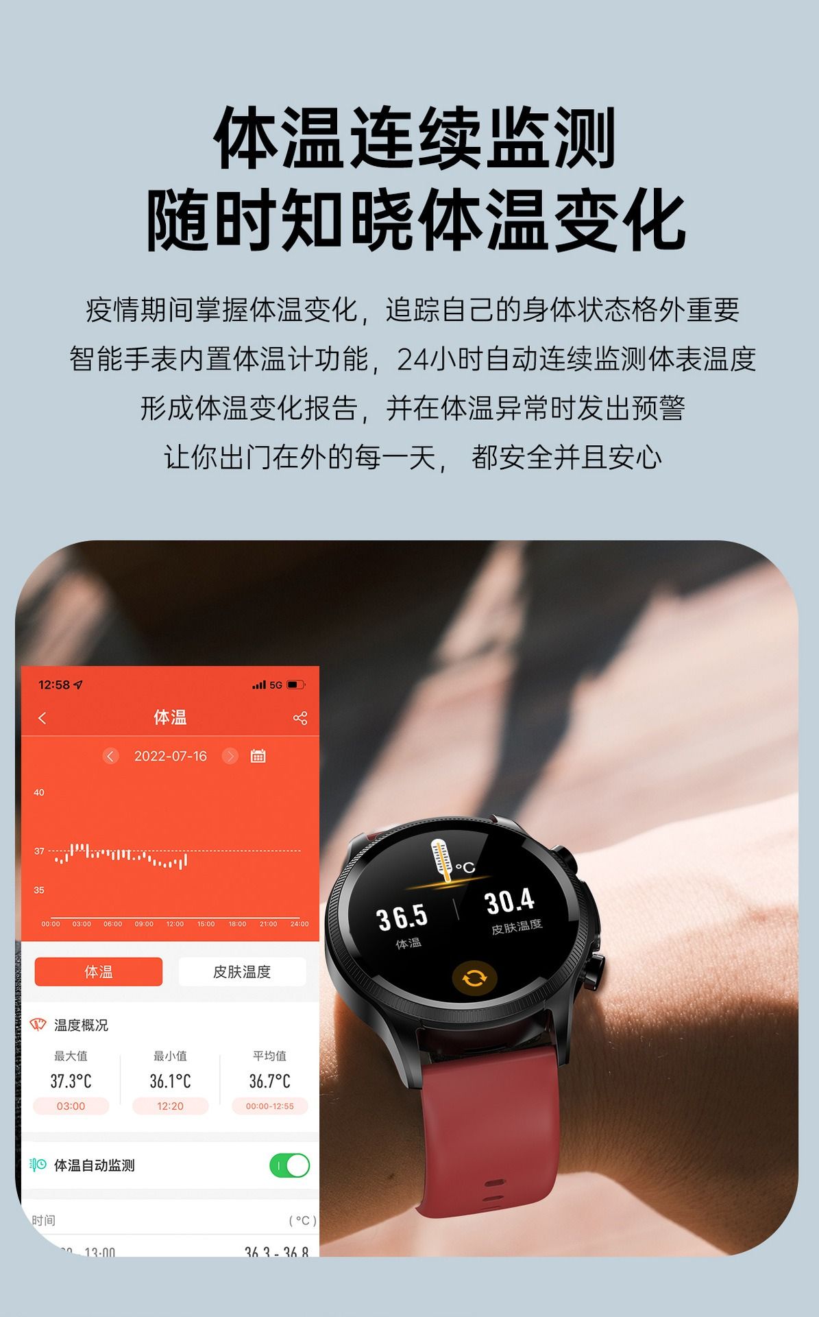 New Smartwatch E400 2025 Africa Europe America ECG+PPG Blo od Sugar Body Temperature Blood Pressure Blood Oxygen Sleep Step Counting Touch/Button Type Waterproof Photo Heart Rate Fashionable Gift