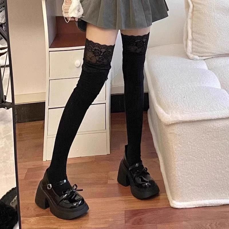 New African women's over-the-knee sexy pants, grey lace over-the-knee socks. Does anyone understand me? The classic grey color makes one look fairer and slimmer. There's nothing to say about it ~~