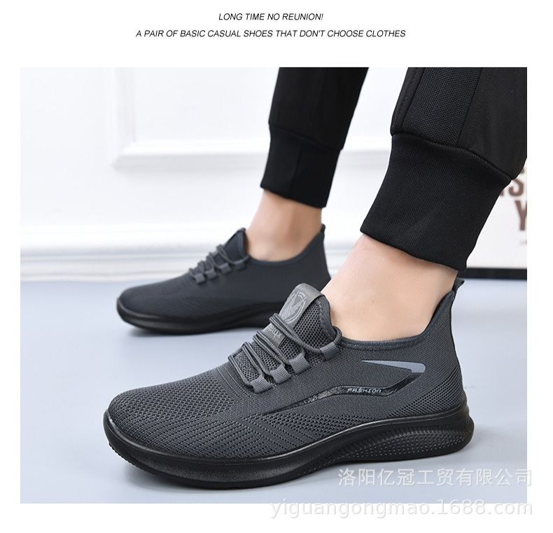 2025 Spring/Summer/Autumn Style Lace-up Shoes Men Large Size New Design Casual &  Sports Shoes Breathable Odor-Free Feet Running Shoes Trendy Comfortable Anti-Slip Sporty Style