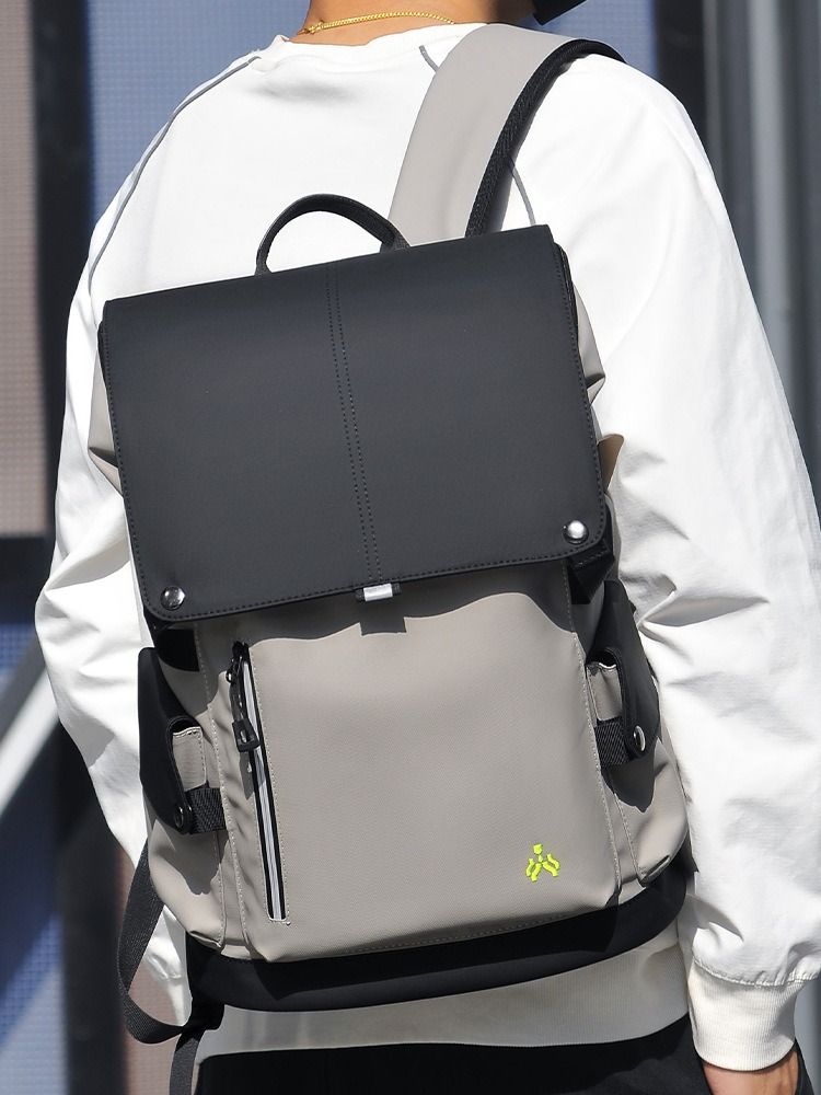 2025 African-European Casual Double-shoulder Bag Men Suitable Business Commuting Multi-functional Computer Backpack Made Oxford Fabric Large Capacity Leisure Travel Features Embroidery Men's Backpack