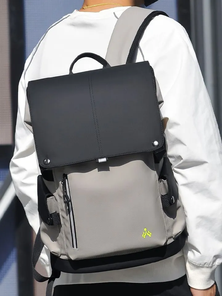 2025 African-European Casual Double-shoulder Bag Men Suitable Business Commuting Multi-functional Computer Backpack Made Oxford Fabric Large Capacity Leisure Travel Features Embroidery Men's Backpack