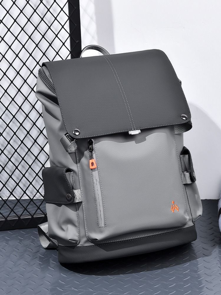 2025 African-European Casual Double-shoulder Bag Men Suitable Business Commuting Multi-functional Computer Backpack Made Oxford Fabric Large Capacity Leisure Travel Features Embroidery Men's Backpack