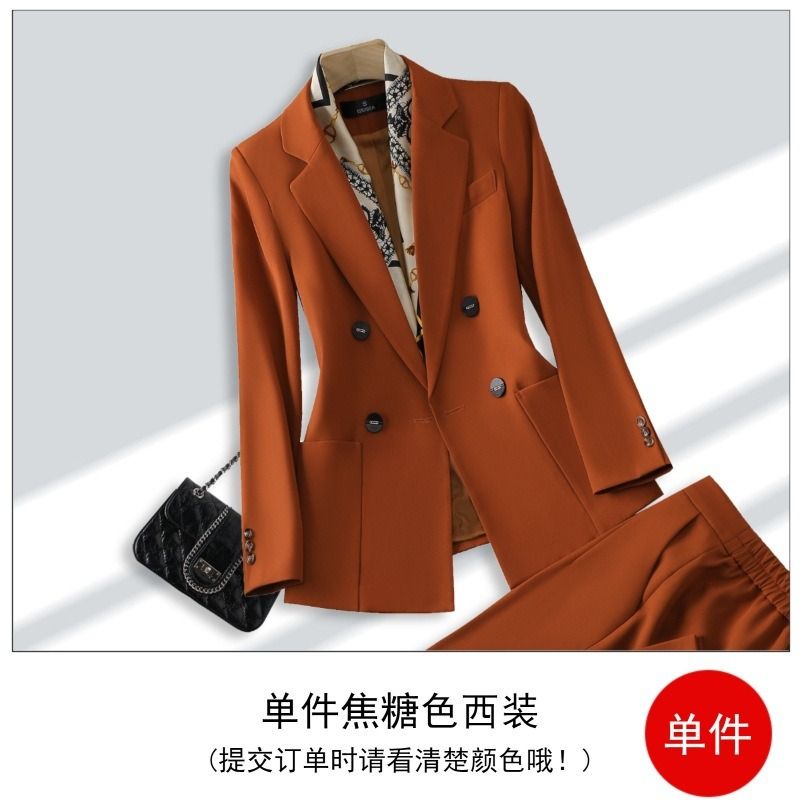 Africa Europe 2025  Multi-color Business Suit Set Elegant Female Figure Goddess Style Professional Manager's Formal Work Suit Slim Fit Intellectual Elegant Commuting Temperament Breathable Comfortable