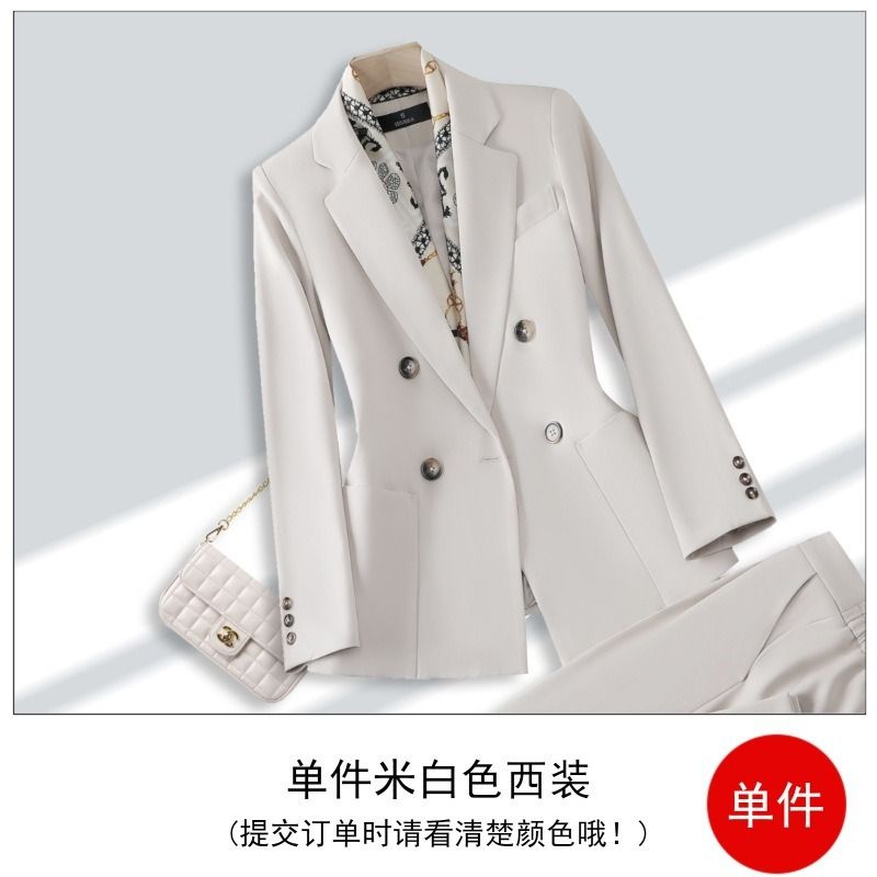 Africa Europe 2025  Multi-color Business Suit Set Elegant Female Figure Goddess Style Professional Manager's Formal Work Suit Slim Fit Intellectual Elegant Commuting Temperament Breathable Comfortable