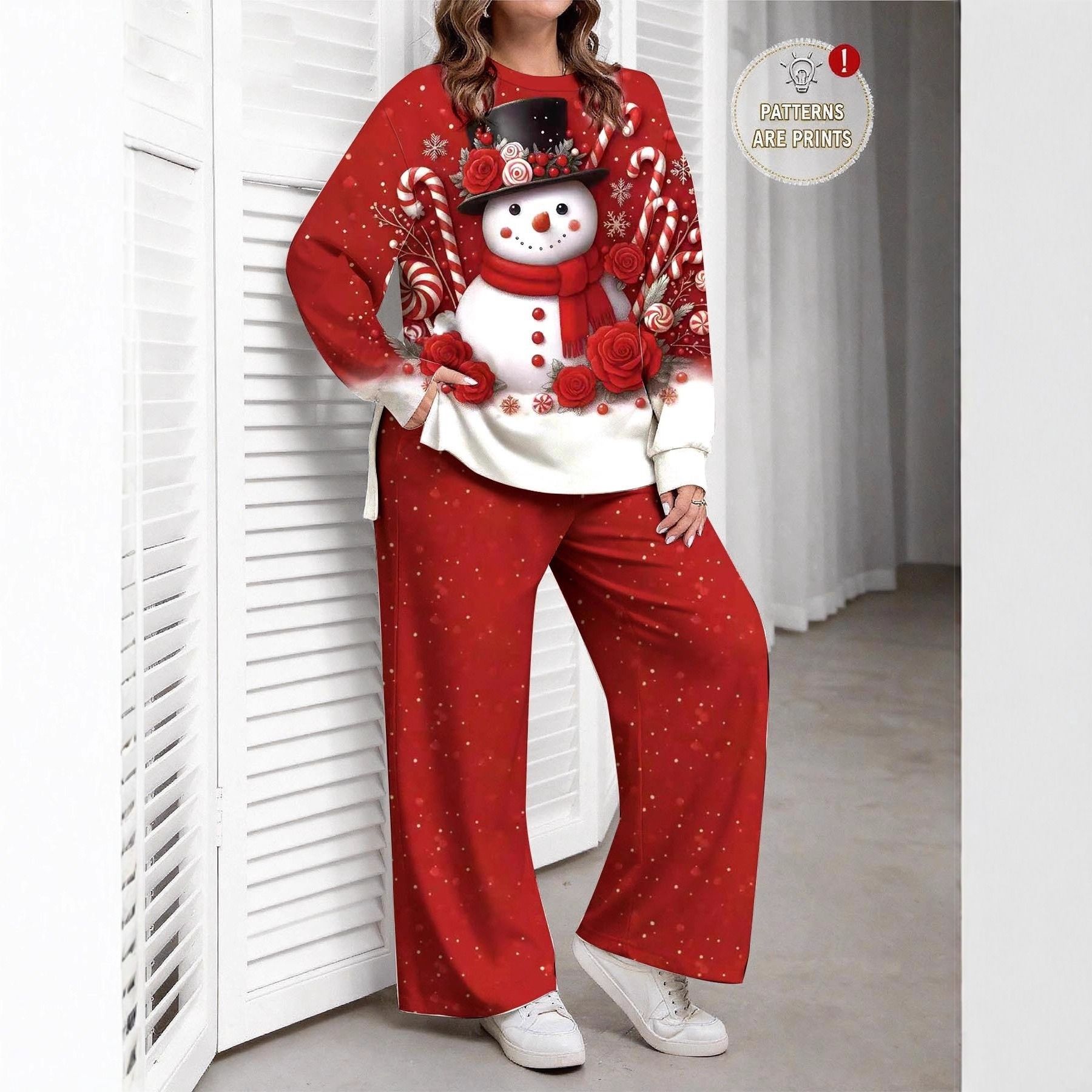 Africa Europe America - 2026 Spring/Summer New Style Loose Large-Sized Set Casual & Comfortable Two Pieces Letter Patterns Printing Techniques Popular Gradient Color Elements Elegant Temperament Style