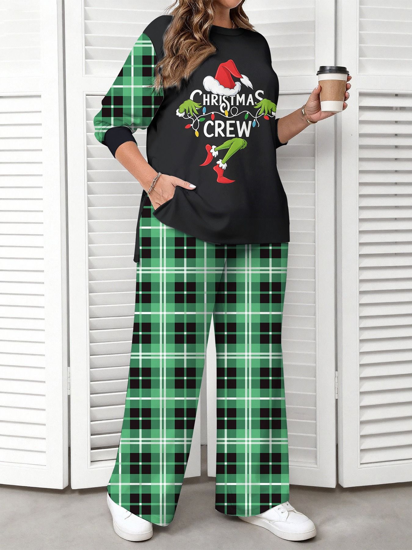 Africa Europe America - 2026 Spring/Summer New Style Loose Large-Sized Set Casual & Comfortable Two Pieces Letter Patterns Printing Techniques Popular Gradient Color Elements Elegant Temperament Style