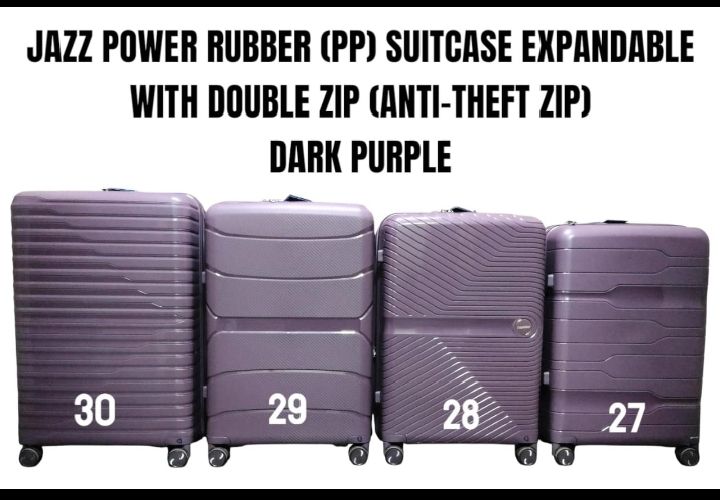 SPECIAL OFFER* SIZE 29

3 in 1 JAZZ POWER SUITCASE WITH DOUBLE ZIP ( ANTI-THEFT ZIPPER)

*JAZZ POWER ( RUBBER ) FIBER SUITCASE WITH DOUBLE ZIP ( ANTI THEFT ZIPPER) AND WITH EXTENSION*