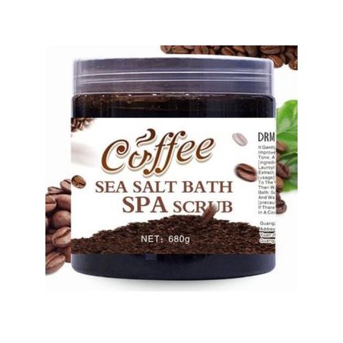 Meinaeir coffee sea salt bath whitening sea scrub 680 g
