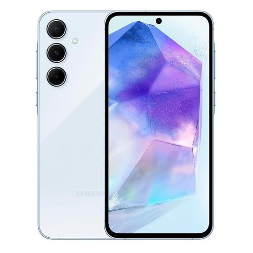 New Arrival Samsung Galaxy A55 5G 128GB+8GB 120Hz 6.6" AMOLED 50MP Triple Camera IP67 Waterproof Android 14 5000mAh 25W Type-C Smart Phones Under-Display Fingerprint Unlock