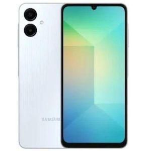 Brand New Arrival Samsung Galaxy A06 128GB+4GB 50MP Camera 6.7" 90Hz MTK Helio G85 (12nm) 5000mAh 25W Type-C Charge Android 14 Smart Phones Side Fingerprint Unlock White,128+4