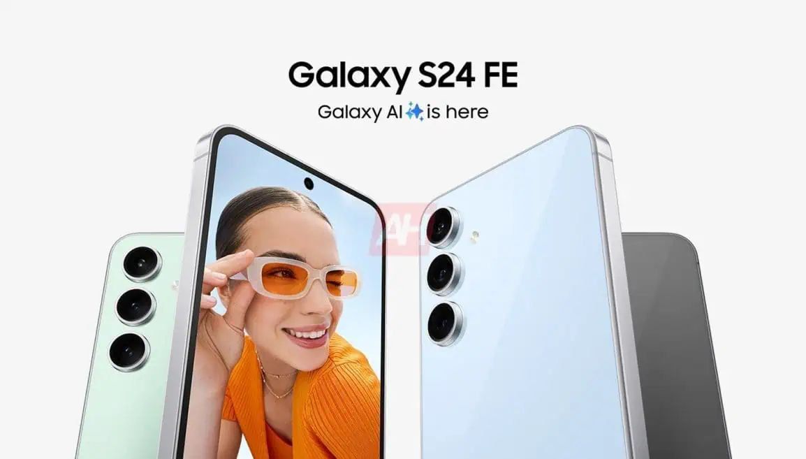 Brand New Samsung Galaxy S24 FE 5G 6.7 inch Dynamic AMOLED 2X 256GB ROM+8GB RAM 120Hz refresh rate Triple 50MP+8MP+12MP camera setup Android 14 Galaxy AI Under Display Fingerprint Smart Phones