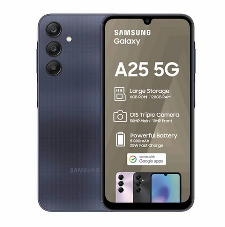 {Black Friday} Brand New Samsung Galaxy A25 5G 128GB+6GB 120Hz 6.5" AMOLED 50MP Triple Camera Android 14 5000mAh 25W Type-C Smart Phones Fingerprint Unlock