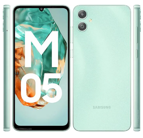 Black Friday Special Brand New Samsung Galaxy M05 64GB ROM+4GB RAM Android 14 50MP+8MP Camera Dual Sim 5000mAh battery Fingerprint Unlock Smart Phones