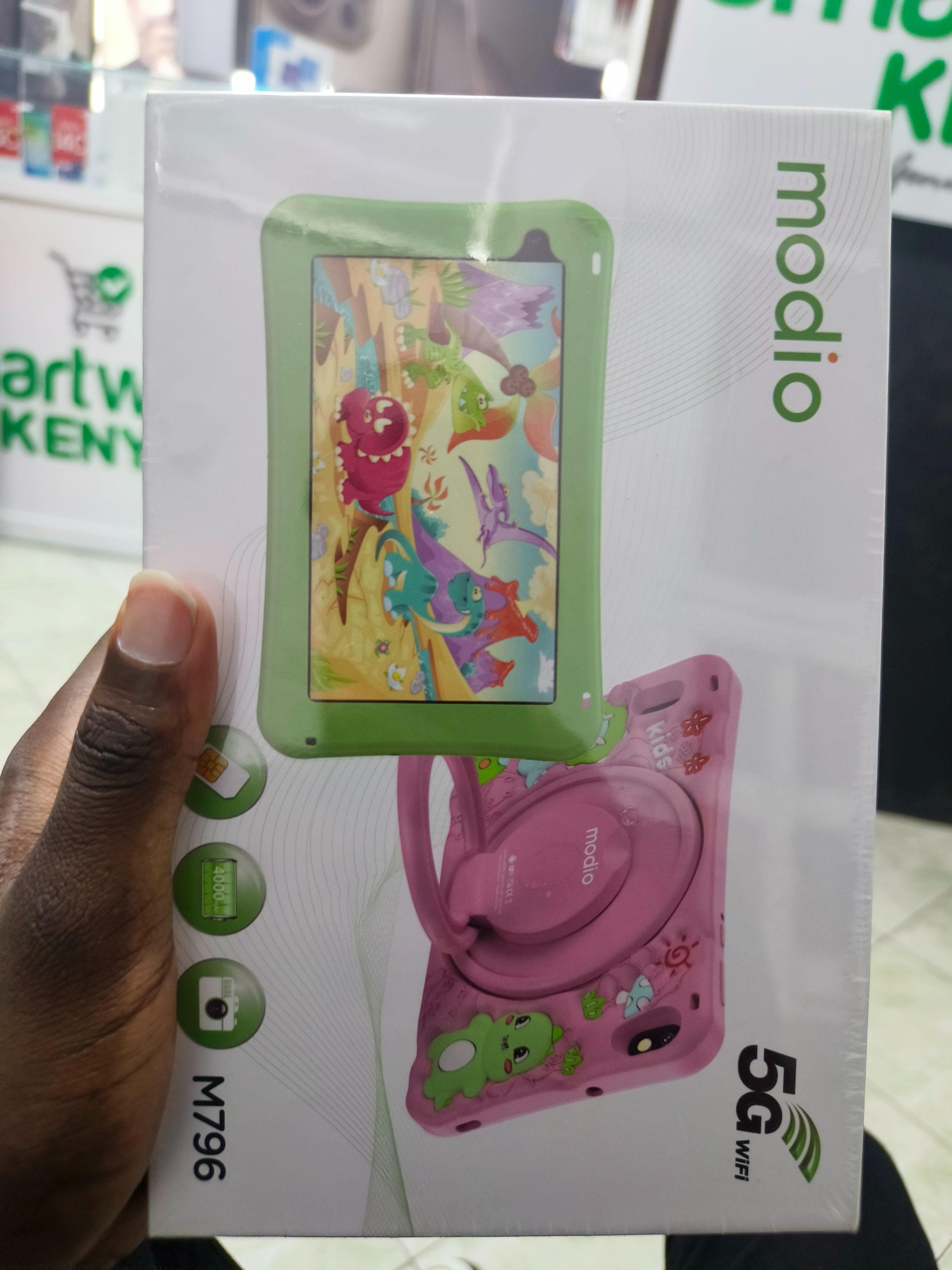 Brand New Modio M796 6GB 256GB Android kid's Tablet smooth performance and ample storage for educational apps, games, and content parental controls, a durable design Engaging pre-installed education