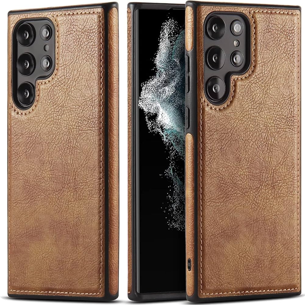 SAMMSUNG S23 ULTRA LEATHER BACK COVER