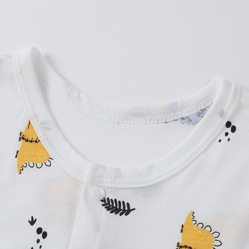 Baby Summer Romper – Soft Cotton Short Sleeve Bodysuit for Newborns & Infants, Lightweight Sleepwear & Playwear