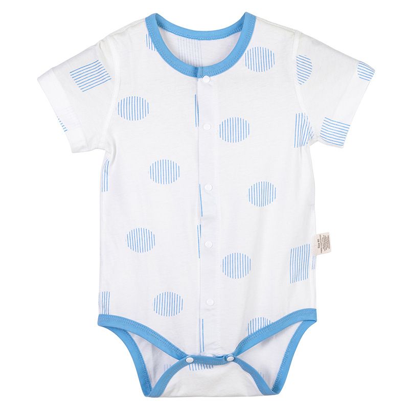 Baby Summer Romper – Soft Cotton Short Sleeve Bodysuit for Newborns & Infants, Lightweight Sleepwear & Playwear