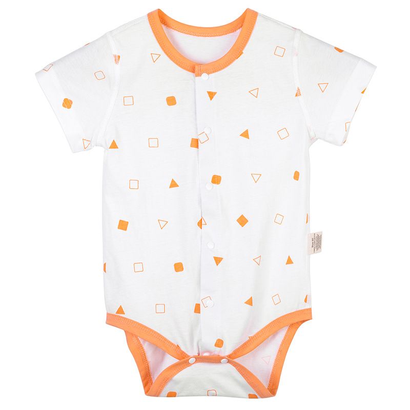 Baby Summer Romper – Soft Cotton Short Sleeve Bodysuit for Newborns & Infants, Lightweight Sleepwear & Playwear