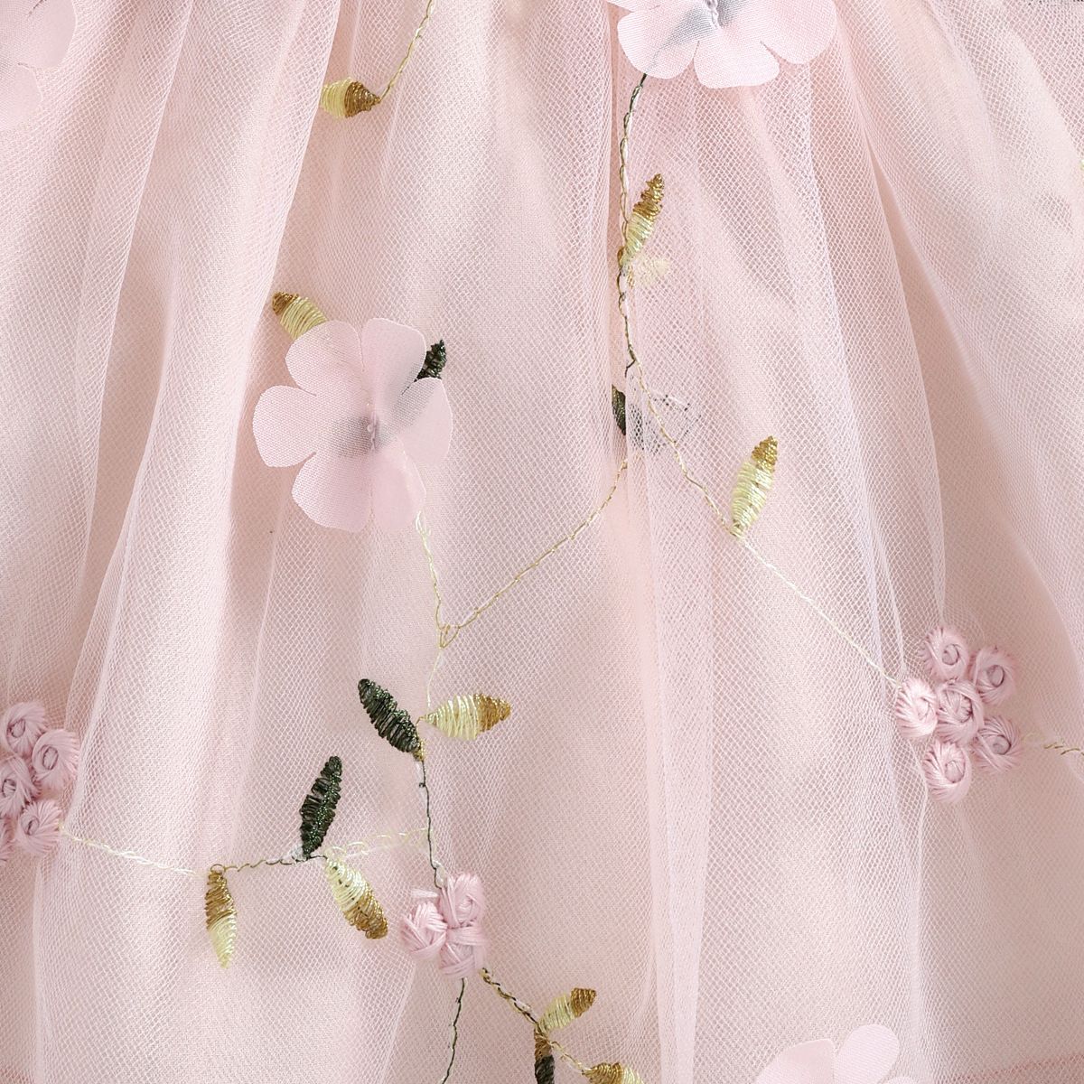 Spring & Autumn Baby Girl Tulle Dress – Long Sleeve Princess Dress for Kids, Soft Mesh Party Outfit, Elegant Toddler Clothes for Daily & Special Occasions