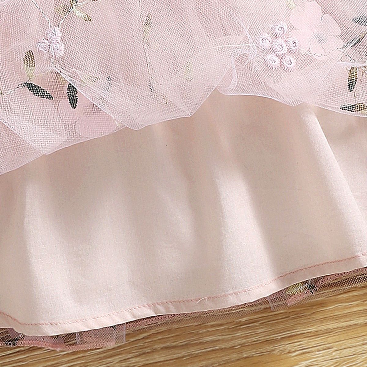 Spring & Autumn Baby Girl Tulle Dress – Long Sleeve Princess Dress for Kids, Soft Mesh Party Outfit, Elegant Toddler Clothes for Daily & Special Occasions