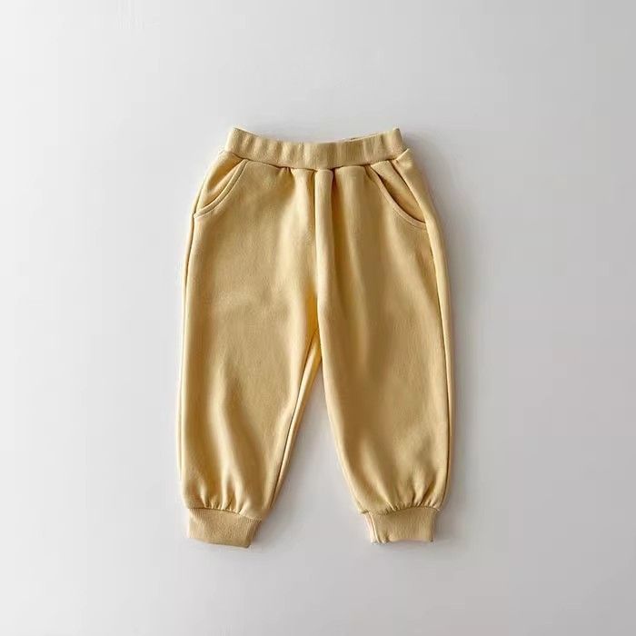 INS Korean Style Kids Sports Set – Casual Sweatshirt & Sweatpants for Boys & Girls, American Letter Print Spring & Autumn Tracksuit for Toddlers and Children