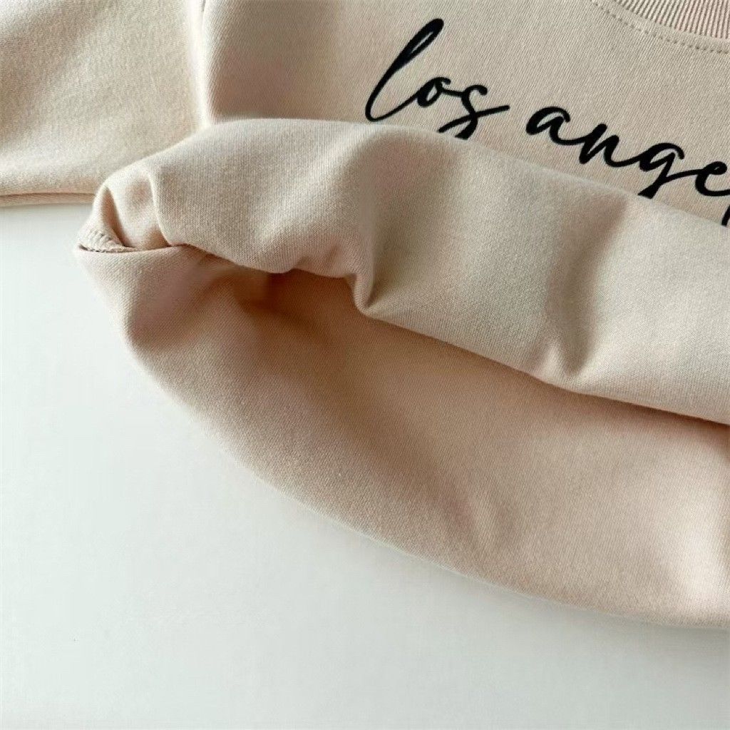 Kids’ 2-Piece Sport Tracksuit | Korean Style Spring Autumn Sweatshirt & Pants Set for Boys & Girls | Trendy Casual Outfit