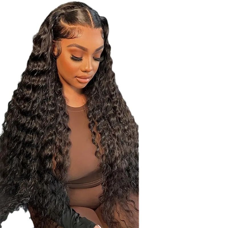 13×4 Lace Front Curly Afro Wig | Fashion Kinky Curly Explosion Wig, Natural Look, 26Inch Human Hair Style