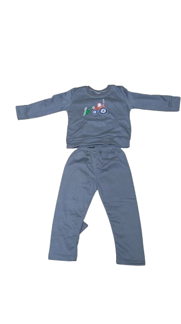 Fashion 0618 0-5Years girls and Boys 2Pcs Track Suit  Long Sleeve Sweatshirt and Elastic Pants