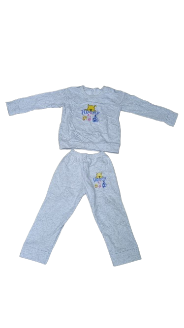 Fashion 0618 0-5Years girls and Boys 2Pcs Track Suit  Long Sleeve Sweatshirt and Elastic Pants