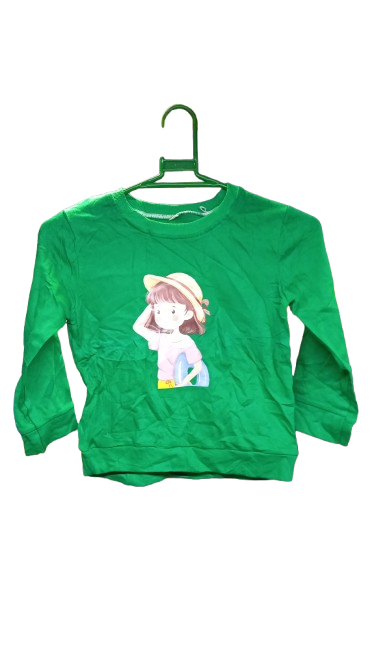 Fashion 0618 0-5Years girls and Boys 2Pcs Track Suit  Long Sleeve Sweatshirt and Elastic Pants